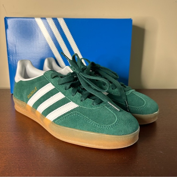 adidas Gazelle Indoor Collegiate Green Gum (8M / 9W) - Picture 8 of 13